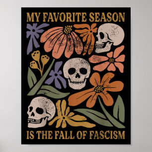 Halloween Retro My Favourite Season Is The Fall Of Poster