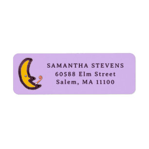 Halloween return-address label