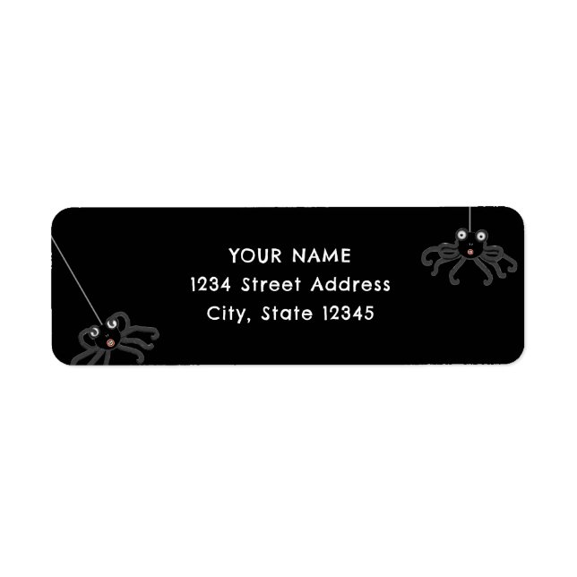 Halloween return-address label (Front)