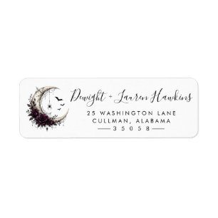 Halloween Return Address Label