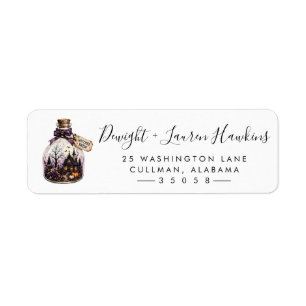 Halloween Return Address Label