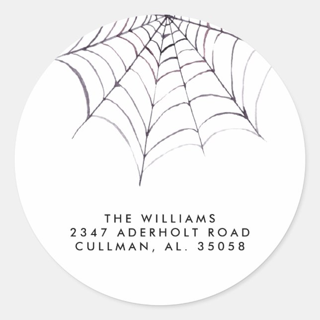 Halloween Return Address Label Seal (Front)