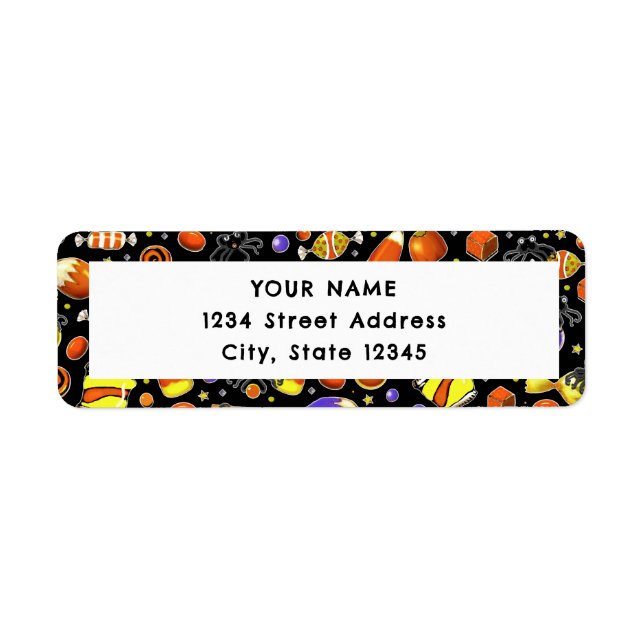 Halloween return-address labels (Front)