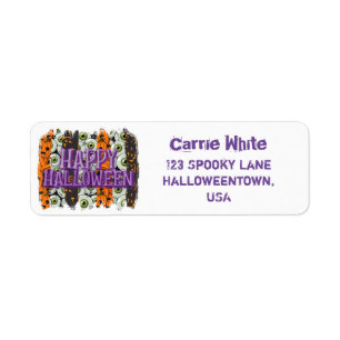 Halloween return address labels. label
