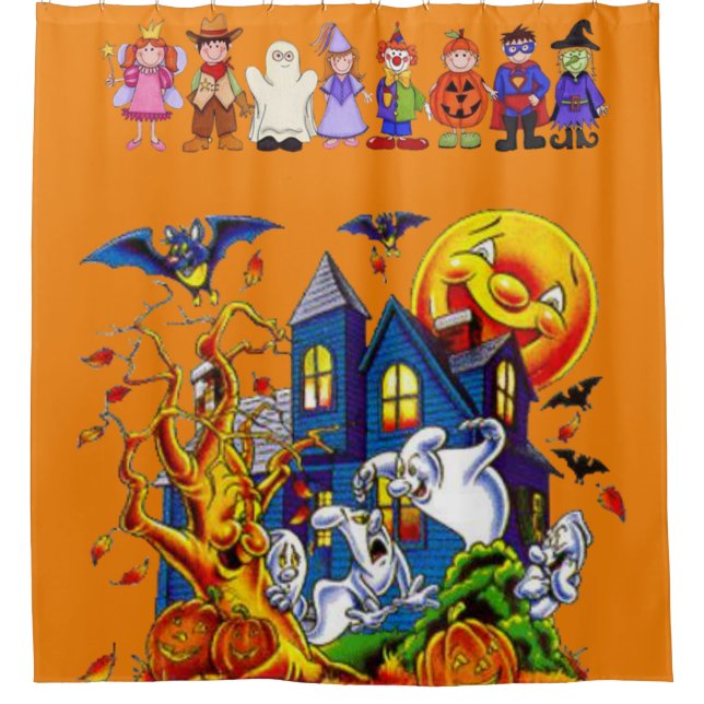 Halloween rideau de douche (Devant)