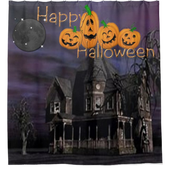 Halloween rideau de douche (Devant)
