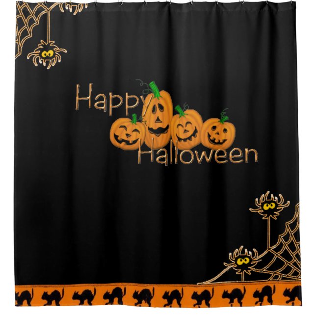 Halloween rideau de douche (Devant)