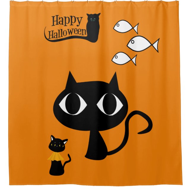 Halloween rideau de douche (Devant)