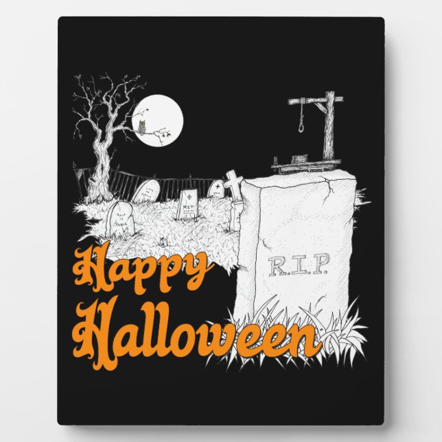 Halloween RIP Plaque (Front)