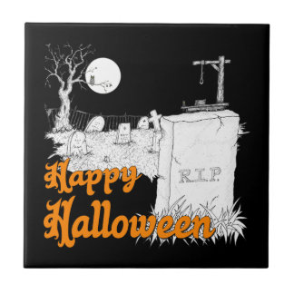 Halloween RIP Tile