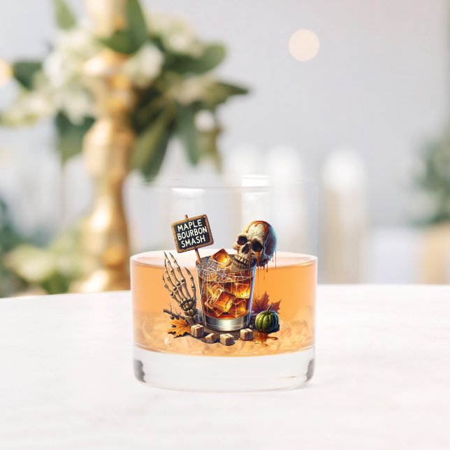 Halloween Rocks Glass  (Insitu (Wedding))