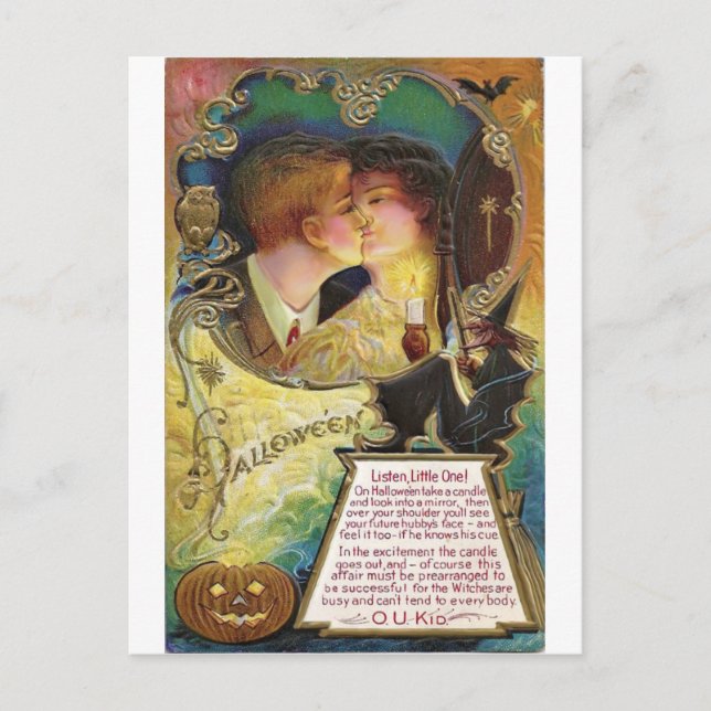 Halloween Romance Postcard (Front)