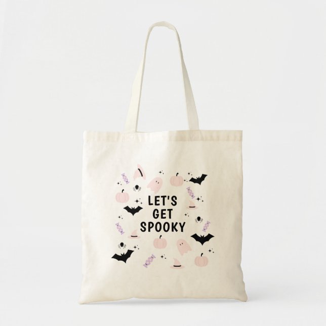 Halloween rose moderne Obtenons un Sac fourre-tout (Devant)