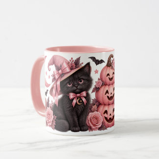 Halloween rose, mug fantôme mignon, Halloween coqu