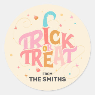 Halloween rose, Stickers Rond Classique