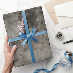 Halloween Rough Stone Wrapping Paper
