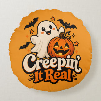 Halloween Round Pillow