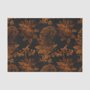 Halloween Royal Floral Damask Tissue Paper