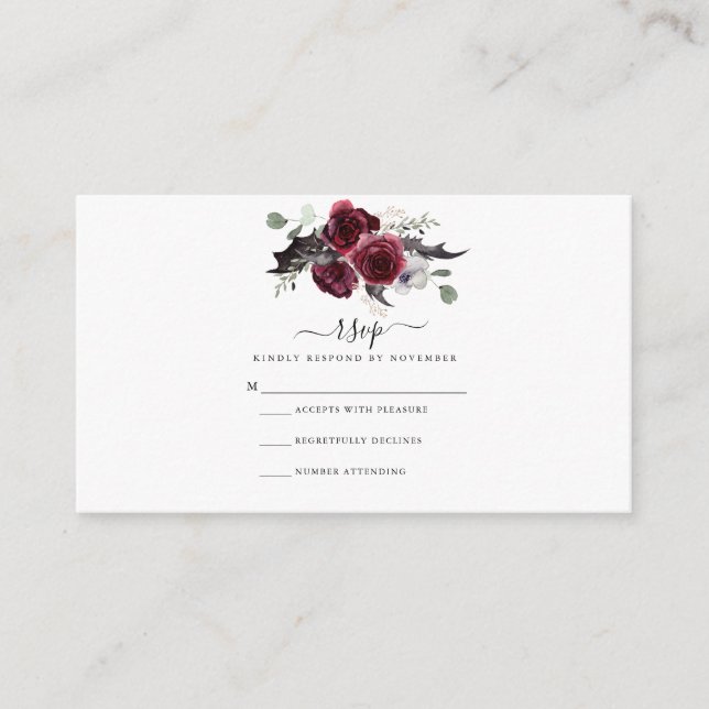 Halloween RSVP Card (Front)