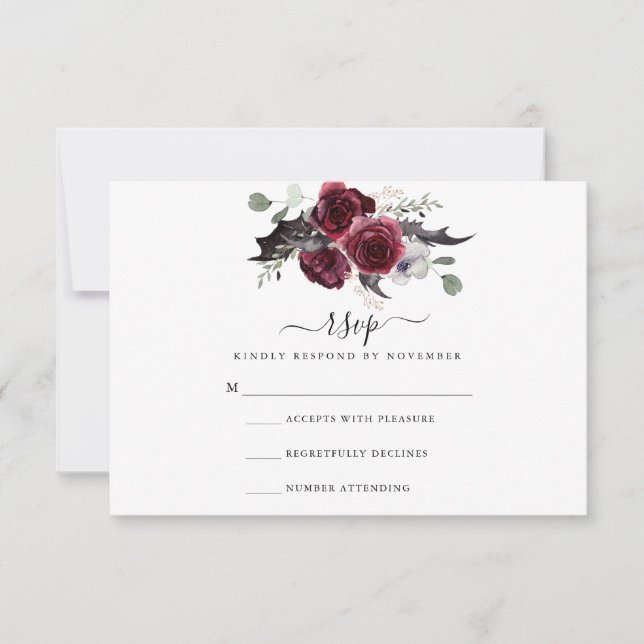 Halloween RSVP Card (Front)