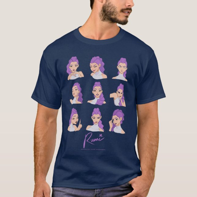 Halloween Rumi Expressions Display T-Shirt (Front)