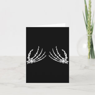 Halloween S Skeleton Hand Funny Costume Card