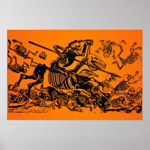 HALLOWEEN SALE! Don Quijote by J. Posada Poster