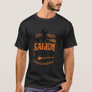 Halloween Salem Broom Company Est 1676 Salem Witch T-Shirt