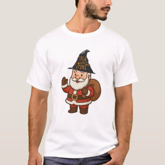 HALLOWEEN SANTA CLAUS TRICK OU TRAITER T-Shirt