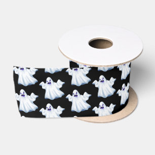 Halloween Satin Ribbon-Ghost Satin Ribbon