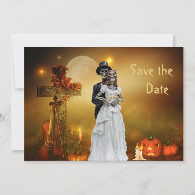 Halloween Save the Date Invitation (Front)
