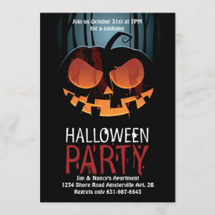 Halloween Scare Invitation