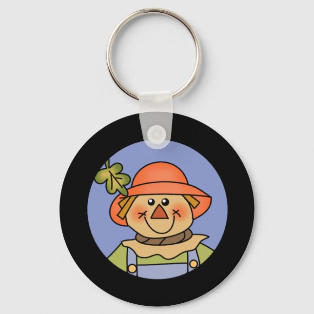 Halloween Scarecrow 2 Keychain (Front)