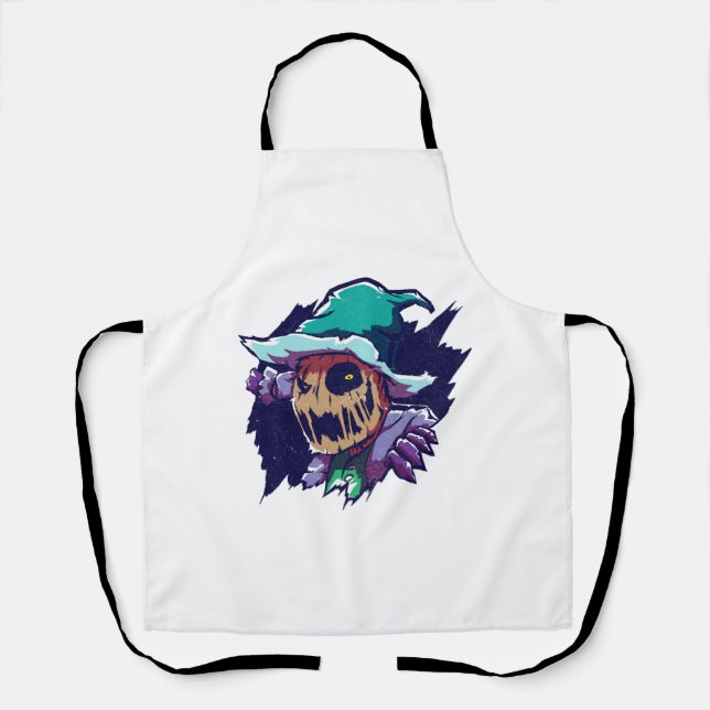 Halloween scarecrow     apron (Front)