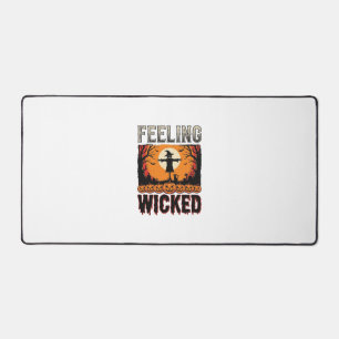 Halloween Scarecrow Feeling Wicked Vintage_1 Desk Mat