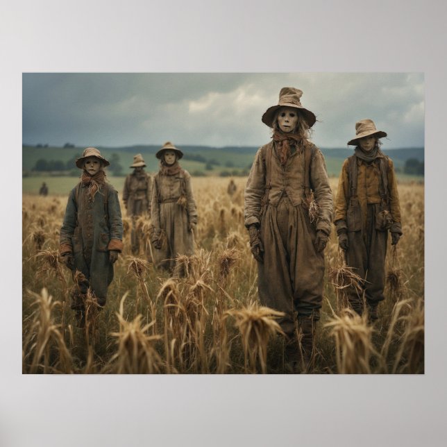 Halloween Scarecrow Poster (Front)