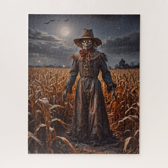 Halloween Scarecrow Puzzle (Vertical)