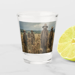 Halloween Scarecrow Shot Glass