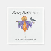 Halloween Scarecrow with Pumpkin