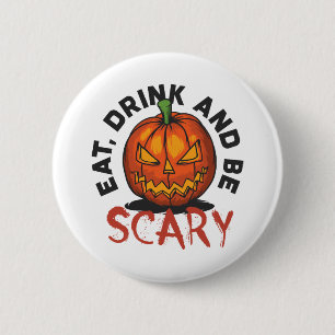 Halloween Scary 2 Inch Round Button
