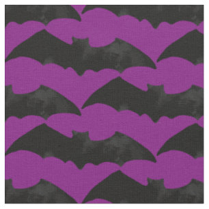 Halloween Scary Bat Pattern Fabric