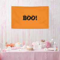 Halloween Scary Boo! eyeballs black orange decor