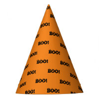 Halloween Scary Boo! eyeballs black orange funny