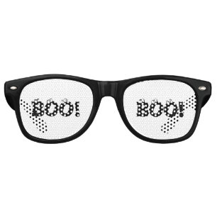 Halloween Scary Boo! eyeballs funny costume Retro Sunglasses
