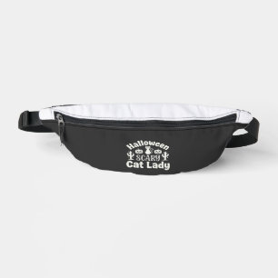Halloween Scary Cat Lady_1 Fanny Pack