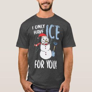 Halloween Scary Christmas Horror Fan Scary Snowman T-Shirt