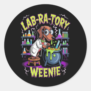 Halloween Scary Classic Round Sticker