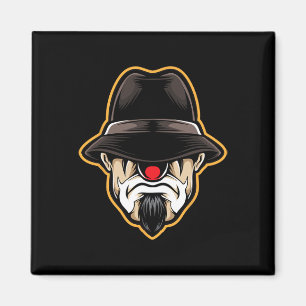 Halloween Scary Clown Cholo Gangster Magnet