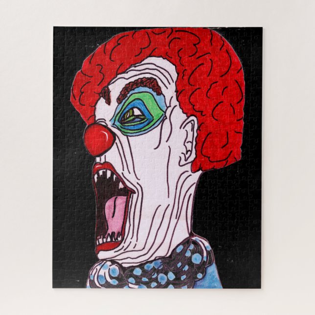 HALLOWEEN SCARY CLOWN Jigsaw puzzle puzzle (Vertical)