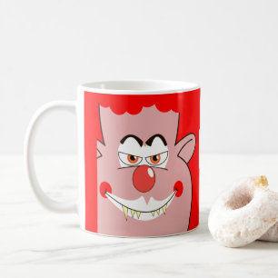 Halloween Scary Clown Personalized Coffee Mug, Cup